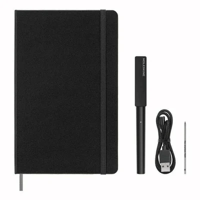 Moleskine Smart Writing Set with Large Smart Notebook – Moleskine notebook pen and cable