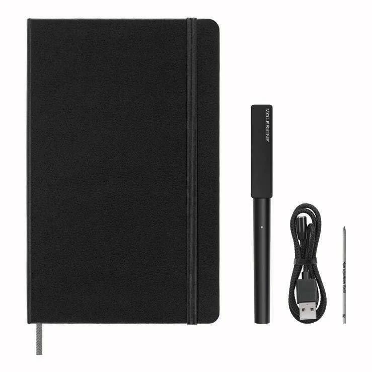 Moleskine Smart Writing Set with Large Smart Notebook – Moleskine notebook pen and cable