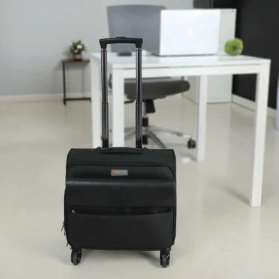 SKROSS Business with 15.6-inch Laptop Compartment, business trolley standing in an office