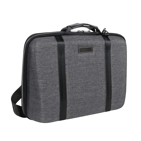 Avenric Adjustable Laptop Workstation Case, Grey workstation laptop case, closed