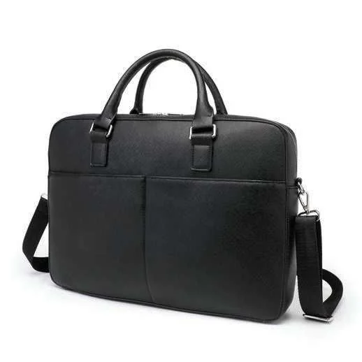 SKROSS Executive 15.6-inch Briefcase, Black executive briefcase with shoulder strap