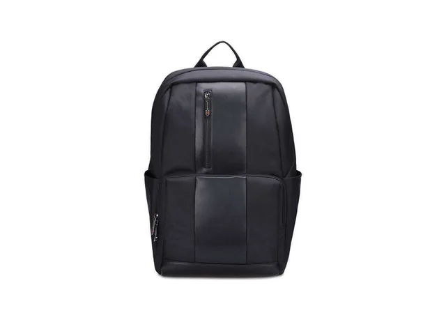 SKROSS Alpha 15.6-inch Laptop Backpack, Black laptop backpack, front view