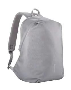 XD Design Bobby Soft Expandable 15.6-inch Laptop Backpack, Grey anti-theft backpack, clean catalogue overview photo