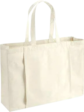 Wovira Laminated Cotton Yoga Tote, Natural laminated cotton yoga tote