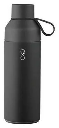 Ocean Bottle Original 500ml Insulated Bottle, Black 500 ml bottle with loop lid