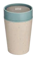 Circular&Co Circular Cup 8oz 227ml, Cream 227 ml cup with pale blue lid