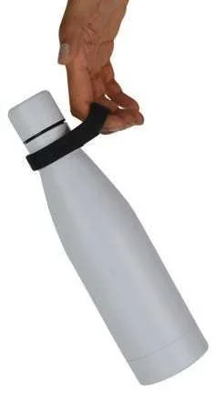 Carrio Bottle Carrying Holder, Black bottle holder shown in use; bottle not included