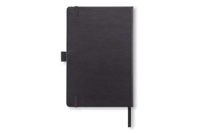 CHANGE Cactavo Cactus-Cover Notebook, Black cactus-material notebook, closed