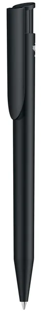UMA Happy Recy Recycled ABS Ballpoint Pen, Black recycled-ABS ballpoint pen