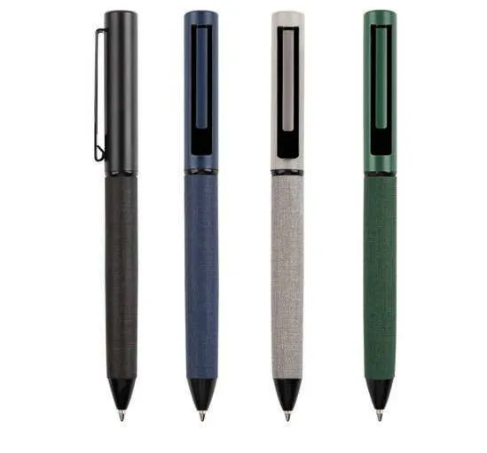 Axhal PU-Wrapped Metal Pen, Four PU-wrapped pen colours