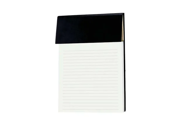 eco-neutral Arsevon Ruled Desk Notepad, Ruled notepad with closed stationery flap