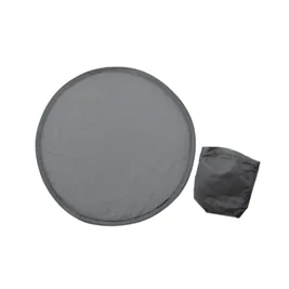 Flymere Foldable Flying Disc with Pouch, Black foldable disc with pouch