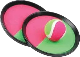 Catchora Outdoor Catch-Ball Game Set, Two catch paddles and ball