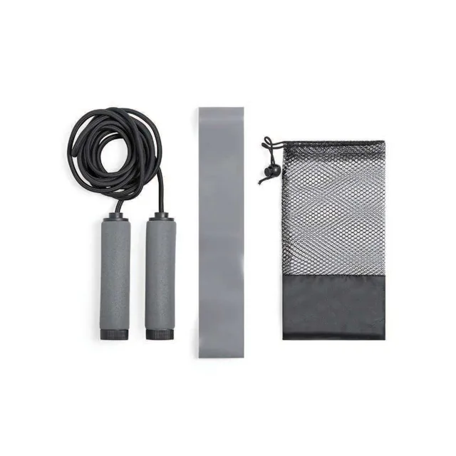 Movevia Skipping Rope and Resistance Band Set, Skipping rope, resistance band and pouch