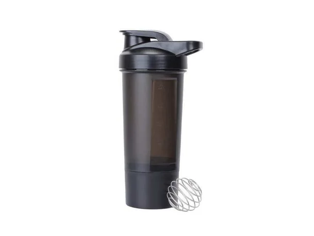 Mixentra 400 Protein Shaker with Powder Compartment, Shaker bottle with mixing ball