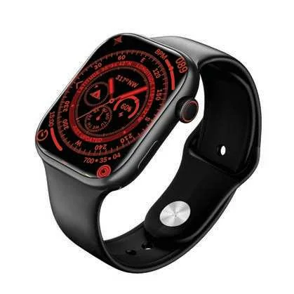 Wristelo Bluetooth Calling Smartwatch, Smartwatch with black silicone strap