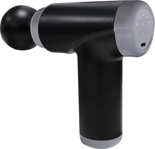 Presselo Five-Mode Handheld Massage Device, Handheld massage device, angled view
