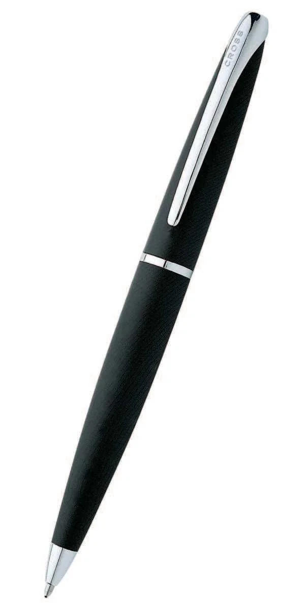 Cross ATX Tapered Writing Pen, Black and Chrome Cross ATX pen