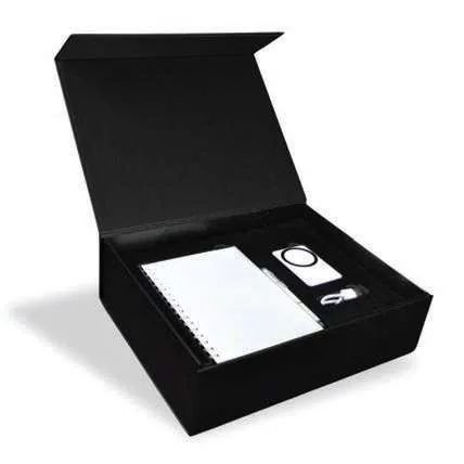 Notessio Reusable Notebook and 5000mAh Power Bank Set, White reusable notebook and wireless power-bank gift set