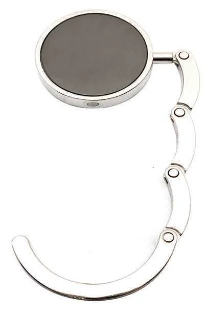 Hookaro Zinc Alloy Handbag Hook, Handbag hook extended, front plate view