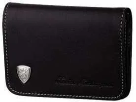 Tonino Lamborghini Marindi Leather Card and Key Holder, Tonino Lamborghini card and key holder, closed