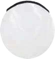 Saivoro Tyvek Vehicle Sunshade, White Tyvek sunshade folded