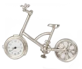 Pierre Cardin Bellena Quartz Desk Clock, Pierre Cardin bicycle-shaped desk clock