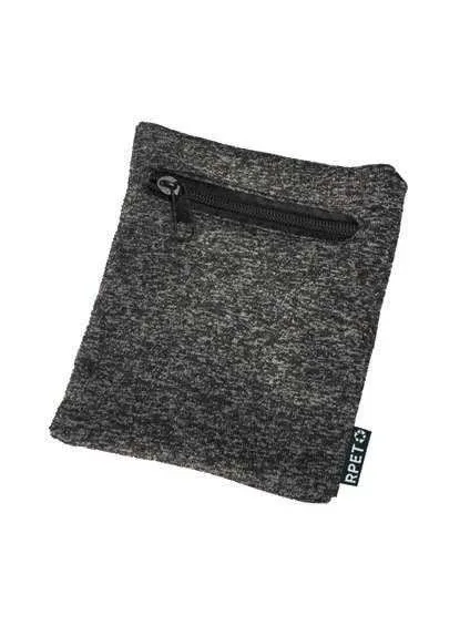 Wristeno Wrist Band with Zipper Pouch, RPET wrist band with zipped pouch
